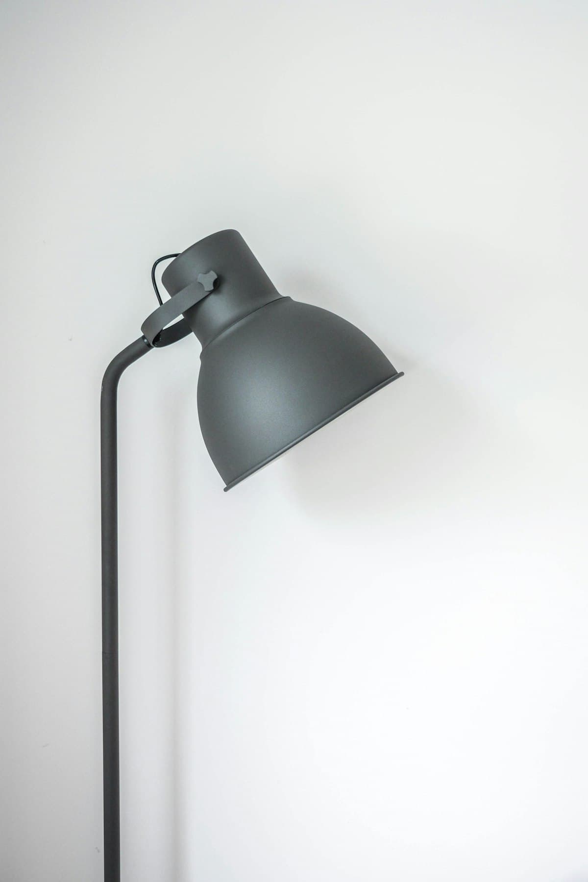 Twisked lamp in a warm interior